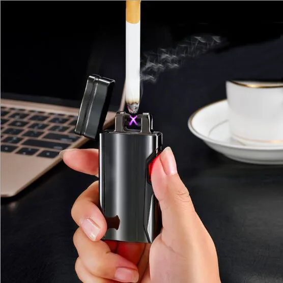 Интеллектуальная лазерная Индукционная зажигалка с USB-зарядкой импульсный