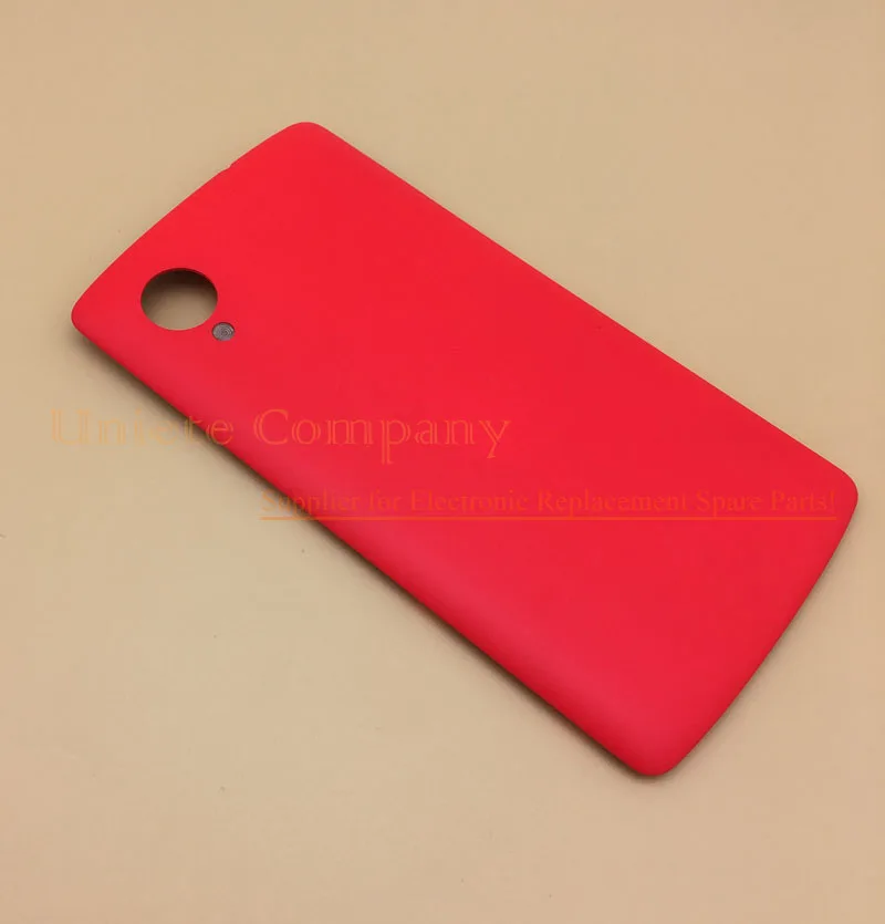 Для LG Google Nexus 5 Задняя крышка батареи D820 D821 Задняя Дверь Корпус чехол шасси запасные части для LG Nexus 5 крышка батареи - Цвет: Красный