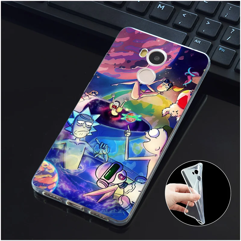 DREAMFOX M431 классный чехол Rick And Morty из мягкого ТПУ силикона для Xiaomi Redmi Note 3 4 5 Plus 3S 4A 4X 5A