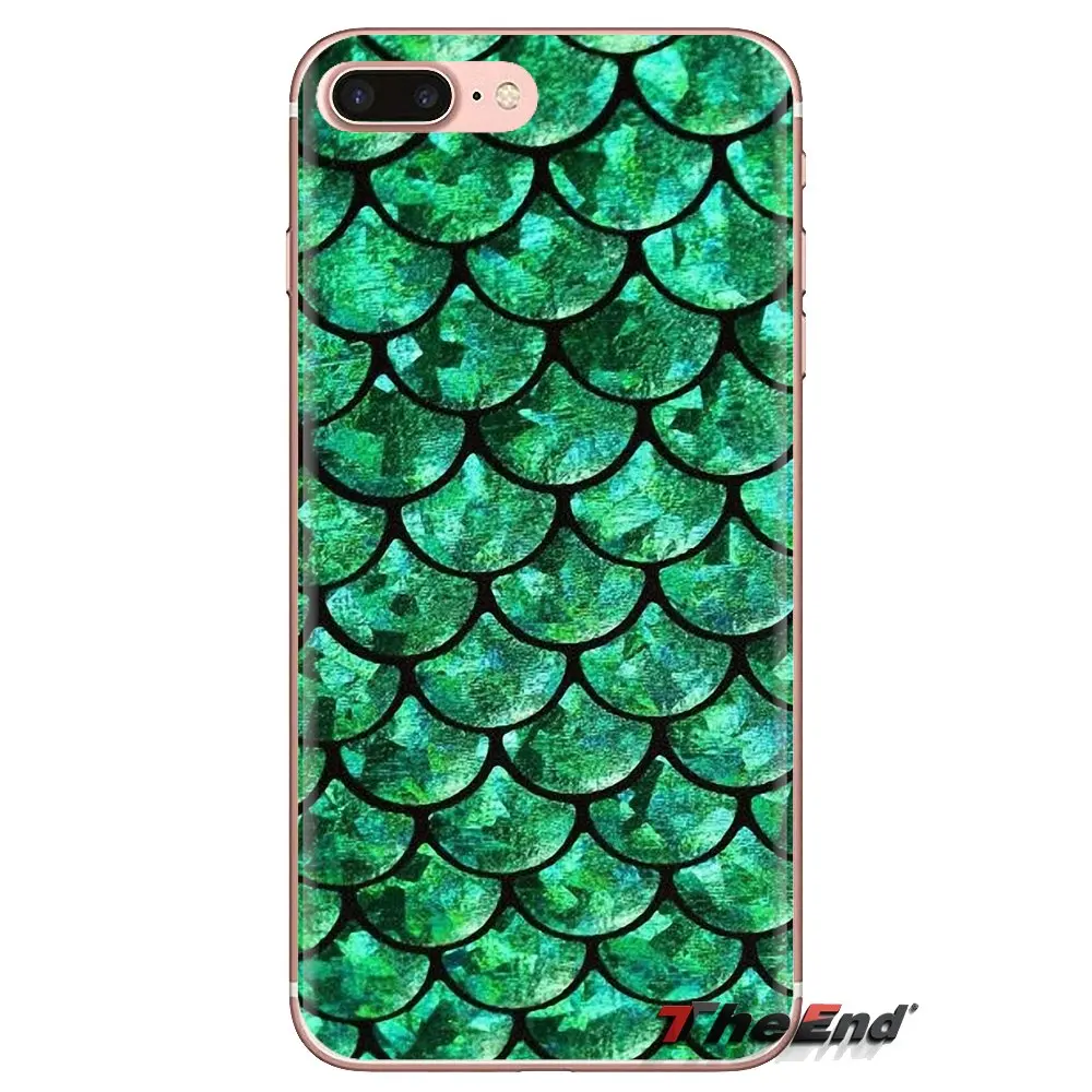 light turquoise sparkling scales TPU Shell Cover For Huawei G7 G8 P7 P8 P9 P10 P20 P30 Lite Mini Pro P Smart Plus 2017 2018 2019 |