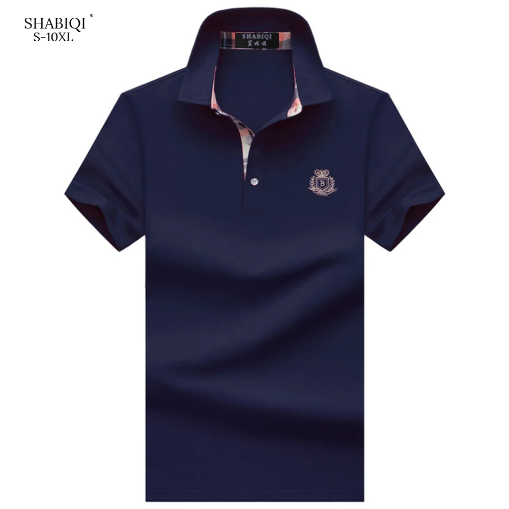 SHABIQI Brand Men Clothes 2021 Polo Shirt Men's Fashion Short Sleeve Shirts Breathable &amp Plus Size Good Quality | Мужская одежда