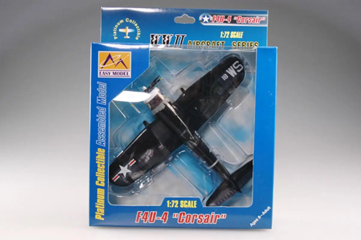 WW2 ВМС США Vought F4U Corsair VMFA-323 самолет литья под давлением easy model