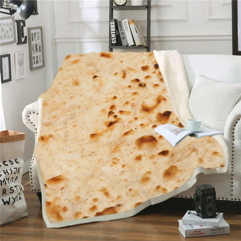 Мексиканское буррито Tortilla бросок мягкое Флисовое одеяло зимние одеяла с рисунком для декоративной кровати диван для взрослых детей теплые 60041