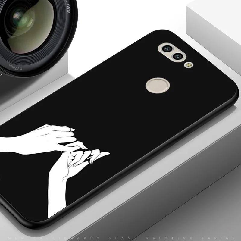 TPUBLK510 YOUVEI чехол для Coque huawei nova 2 2i чехол черный мягкий TPU задняя крышка для huawei nova 3 чехол для huawei nova 3i чехол для телефона - Цвет: TPUBLK510