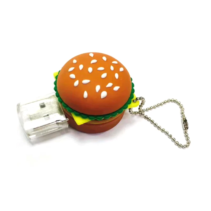 Еды гамбургера карту флэш памяти с интерфейсом usb креативные суши арбуз флеш