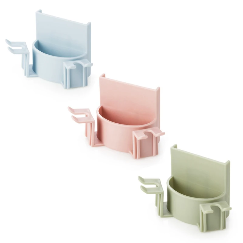 

Double Position Toothbrush Holder Place Toothbrush Toothpaste Cup Bathroom Accessories Simple Convenient Home Mount Rack Tools