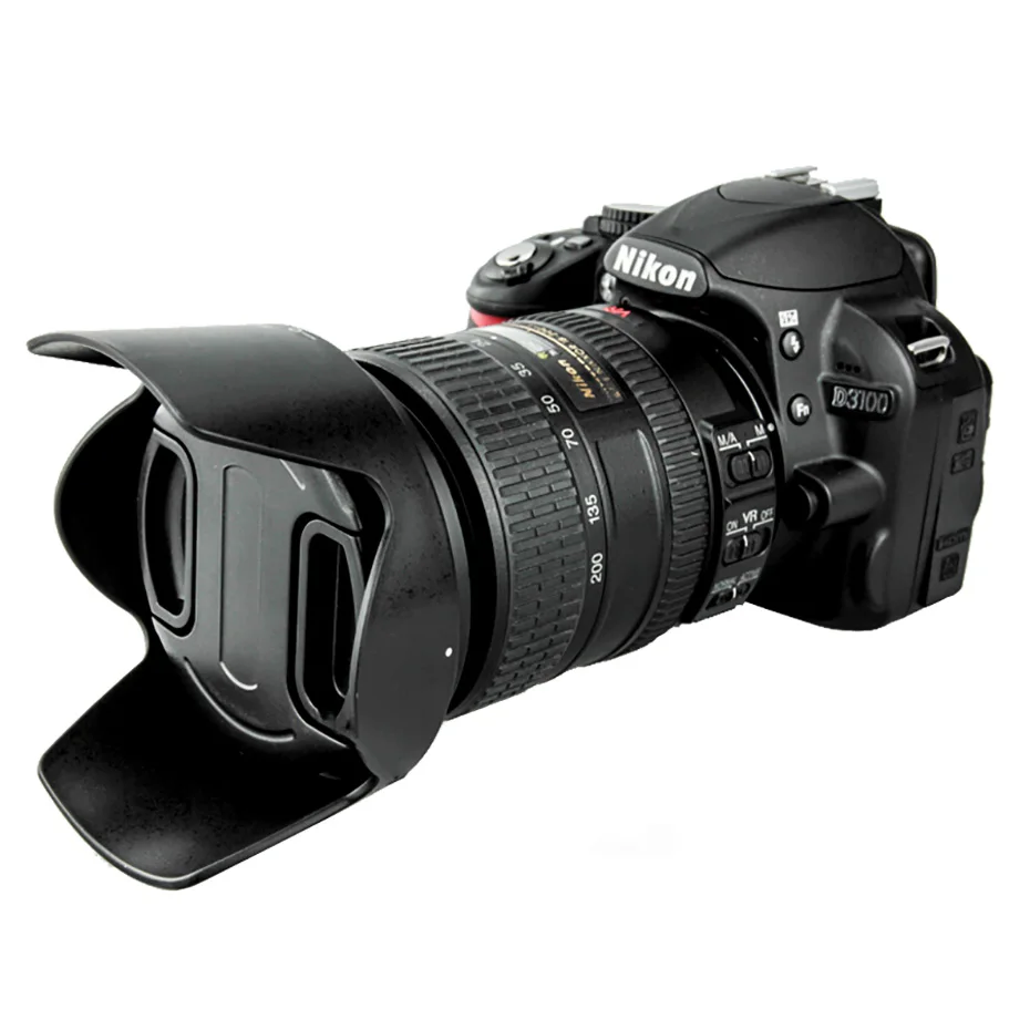 Бленда для объектива Nikon Φ DX Nikkor 18 200 мм F/3 5 6G ED VR II 72 байонетное крепление бленда
