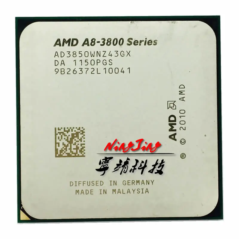 AMD A8 series 3850 2 9 GHz четырехъядерный процессор AD3850WNZ43GX разъем FM1|socket fm1|a8 3850cpu processor |