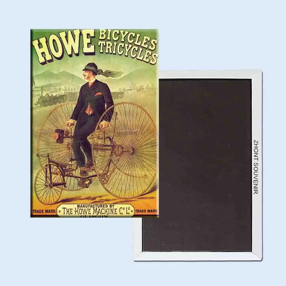 

The old bike advertising posters 24017 Retro nostalgic fridge magnets