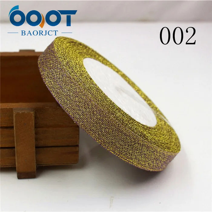 OOOT BAORJCT 1710181,15 мм 33 цвет дополнительно 25 ярдов Зеленый луковая лента, свадебное платье ленты, подарочная упаковка, DIY ручной материал - Цвет: 002