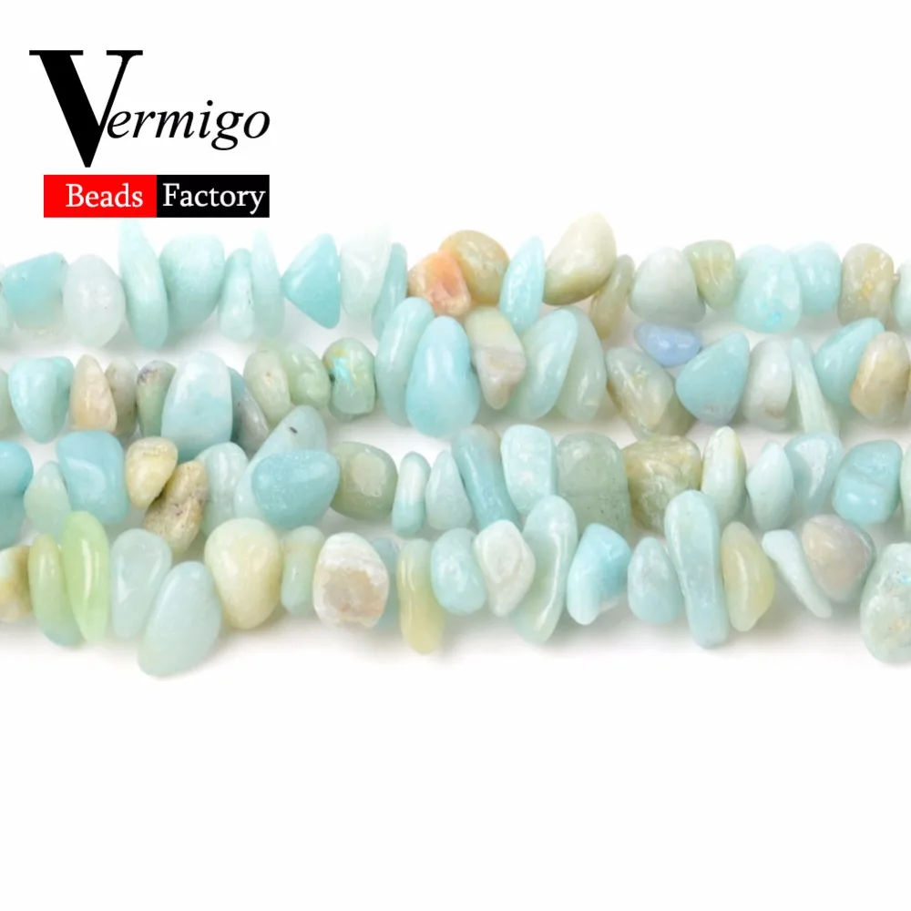 Бусины из натурального амазонита нестандартный камень размером 3 5 8 12 мм для
