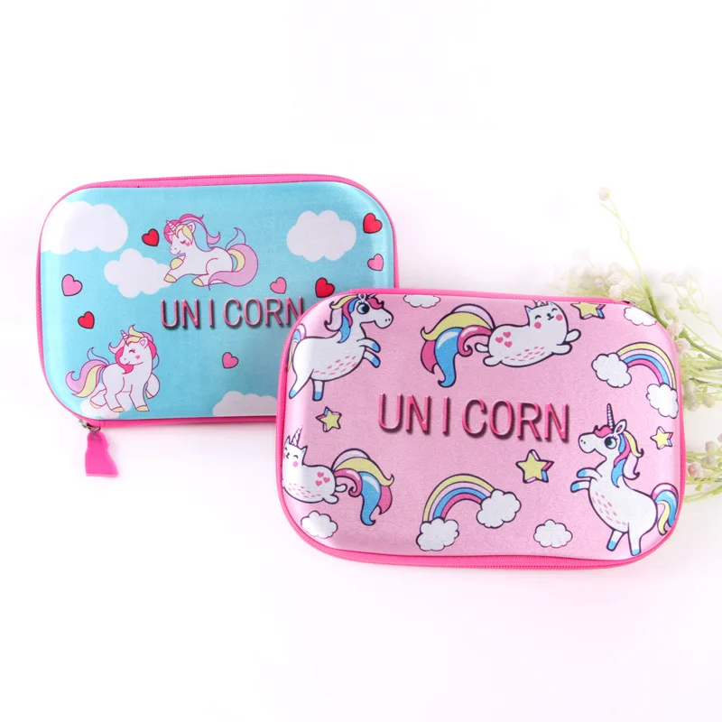 

Единорог пенал Kawaii Kalem Kutusu EVA Trousse Scolaire Stylo креативные школьные принадлежности Estojo Escolar Pencilcase сумка для ручки