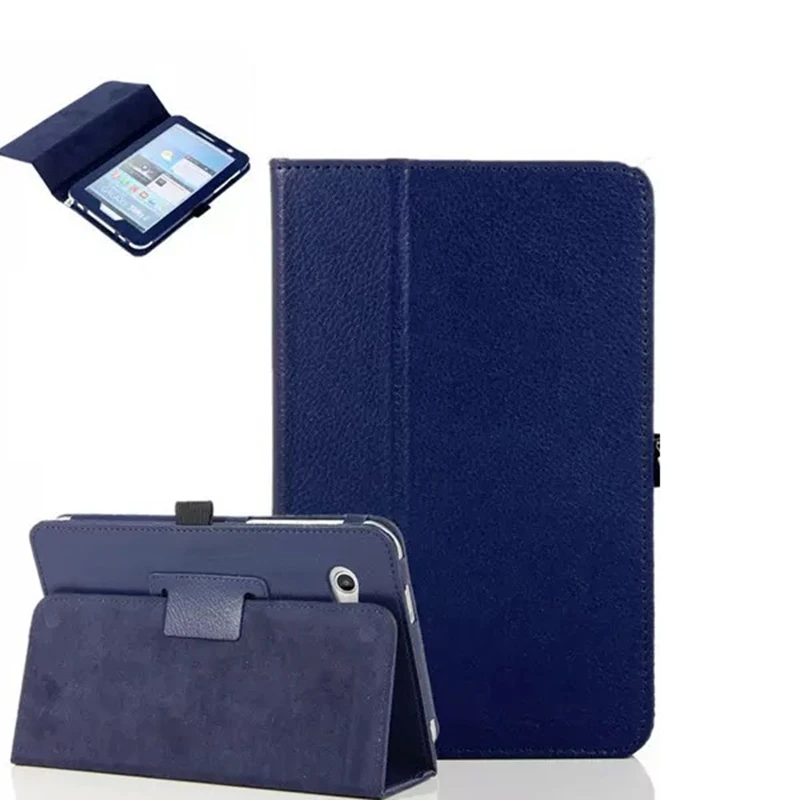 Чехол-книжка из искусственной кожи чехол для samsung Galaxy Tab 2 7 GT P3100 P3110 P3113 GT-P3100 7,0 дюймов чехол для планшета+ пленка+ ручка