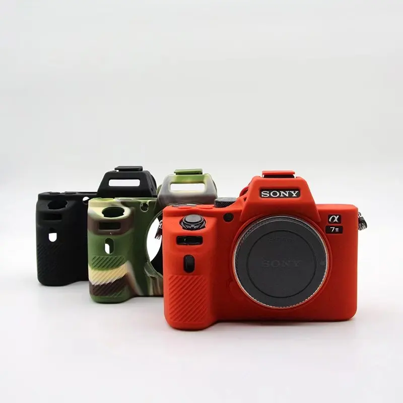 Новый силиконовый чехол для телефона Sony A7 II A7II A7R Mark 2 A7MII/A7RII/A7SII|camera protection|case bagsilicone