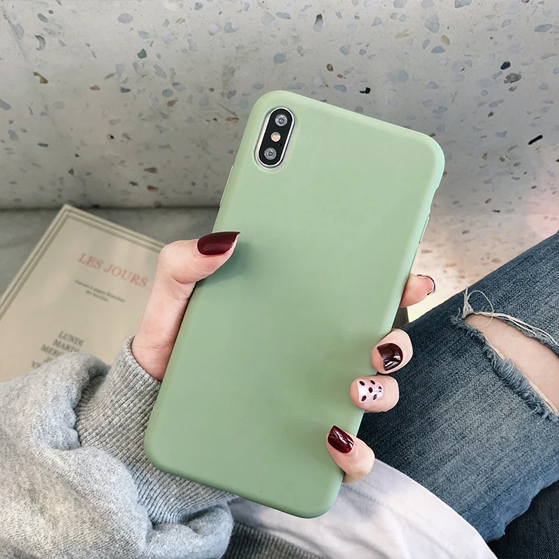 BeanGreen TPU Ультратонкий однотонный чехол s для Oneplus 7T 7 Pro One Plus 5 5T 5T 5T 3T Мягкий ТПУ чехол для телефона - Цвет: BeanGreen TPU