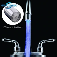 enjoydeal led shower tap faucet nozzle head novelty faucet nozzle head shower tap luminous glow light up bathroom 3 type light