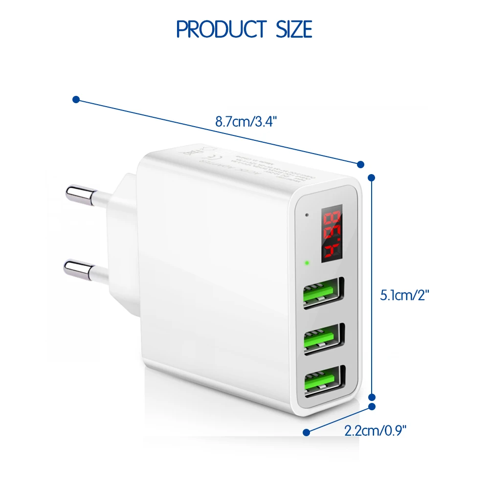 5v 3A быстрое зарядное устройство автомобильное в автомобиле двойной USB