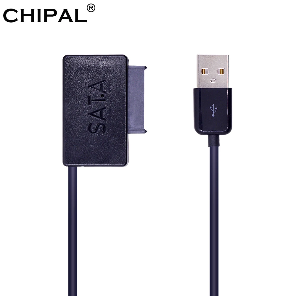 CHIPAL USB 2 0 до 7 + 6 13Pin мини SATA II Кабель адаптер с Светодиодный индикатор для ноутбука