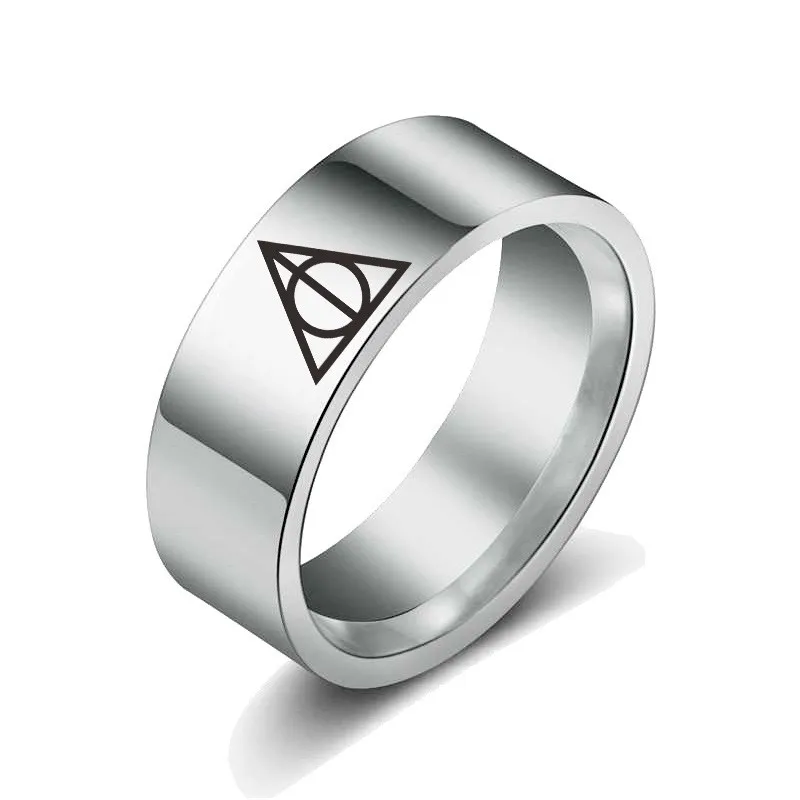 Мультфильм серии европейский и американский стиль Deathly Hallows символ мужское