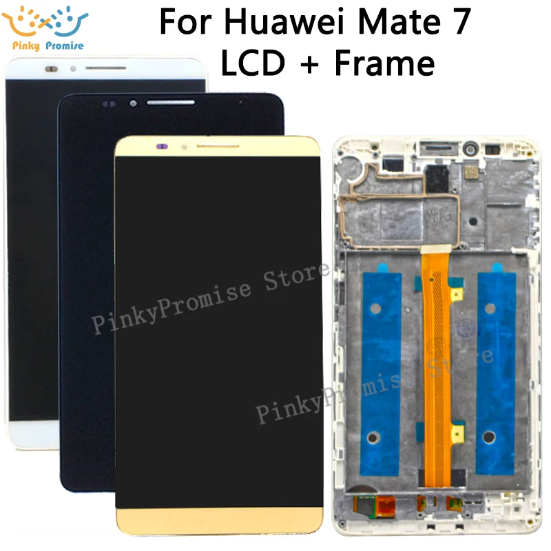 ЖК дисплей для Huawei mate 7 с сенсорным экраном и дигитайзером в сборе запасные части