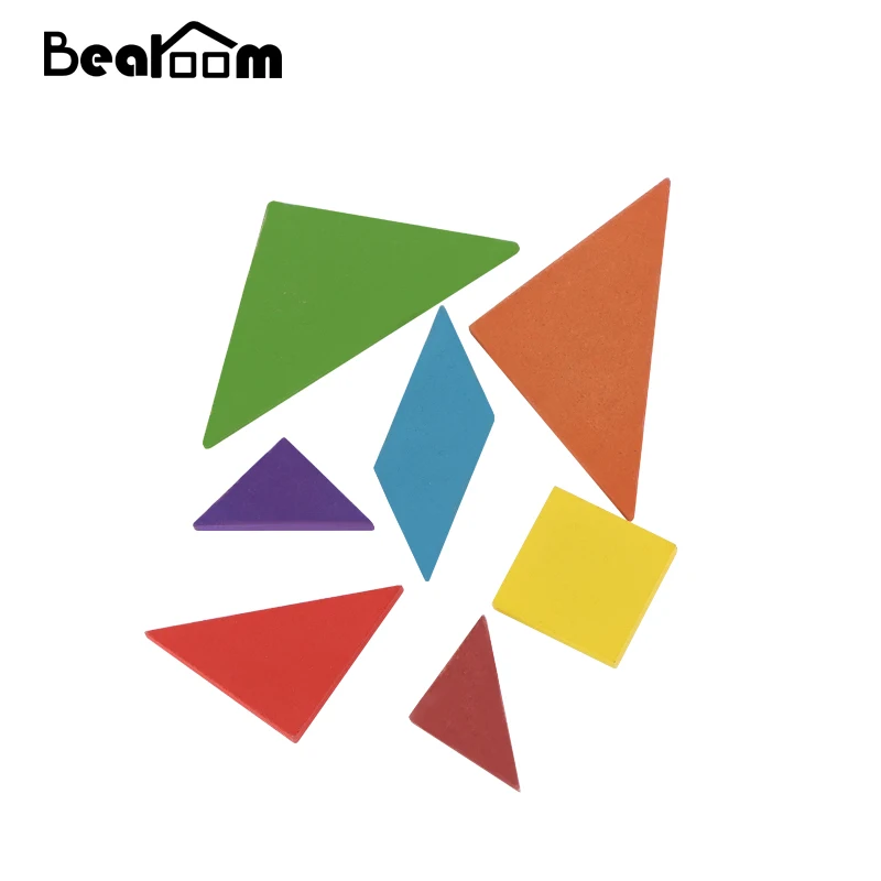 Головоломка Bearoom игра Танграм развивающие игрушки 3D головоломка деревянные