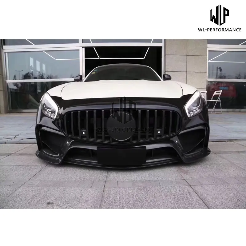 Высокое качество карбоновое волокно/FRP upainted GT GTS AMG передний бампер для автомобильного стайлинга для Mercedes-Benz GT GTS AMG комплект кузова автомобиля