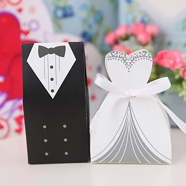 

fedex Free Shipping+New Arrival bride and groom candy box favour boxes wedding favors,500pairs=1000pcs/lot