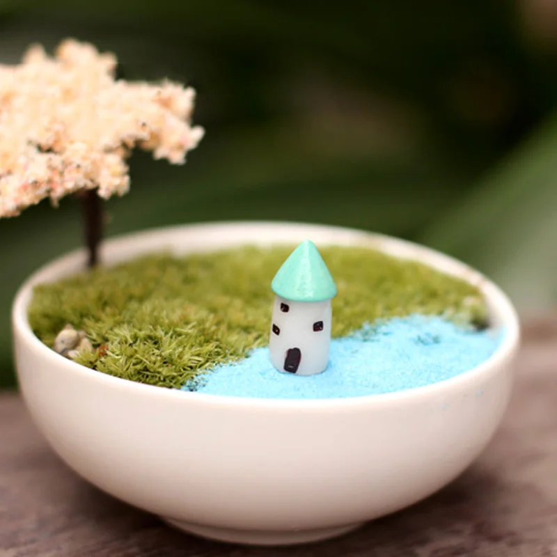DIY ремесло кукольный домик Декор горшок Фея микро-ландшафт мха тяжесть Горячая 1 шт популярное садовое украшение миниатюрное
