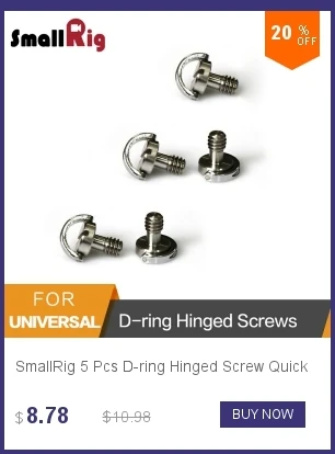 SmallRig 1/" D-Ring Thumb винты для камеры Rig Kit(2 шт в упаковке)-1795