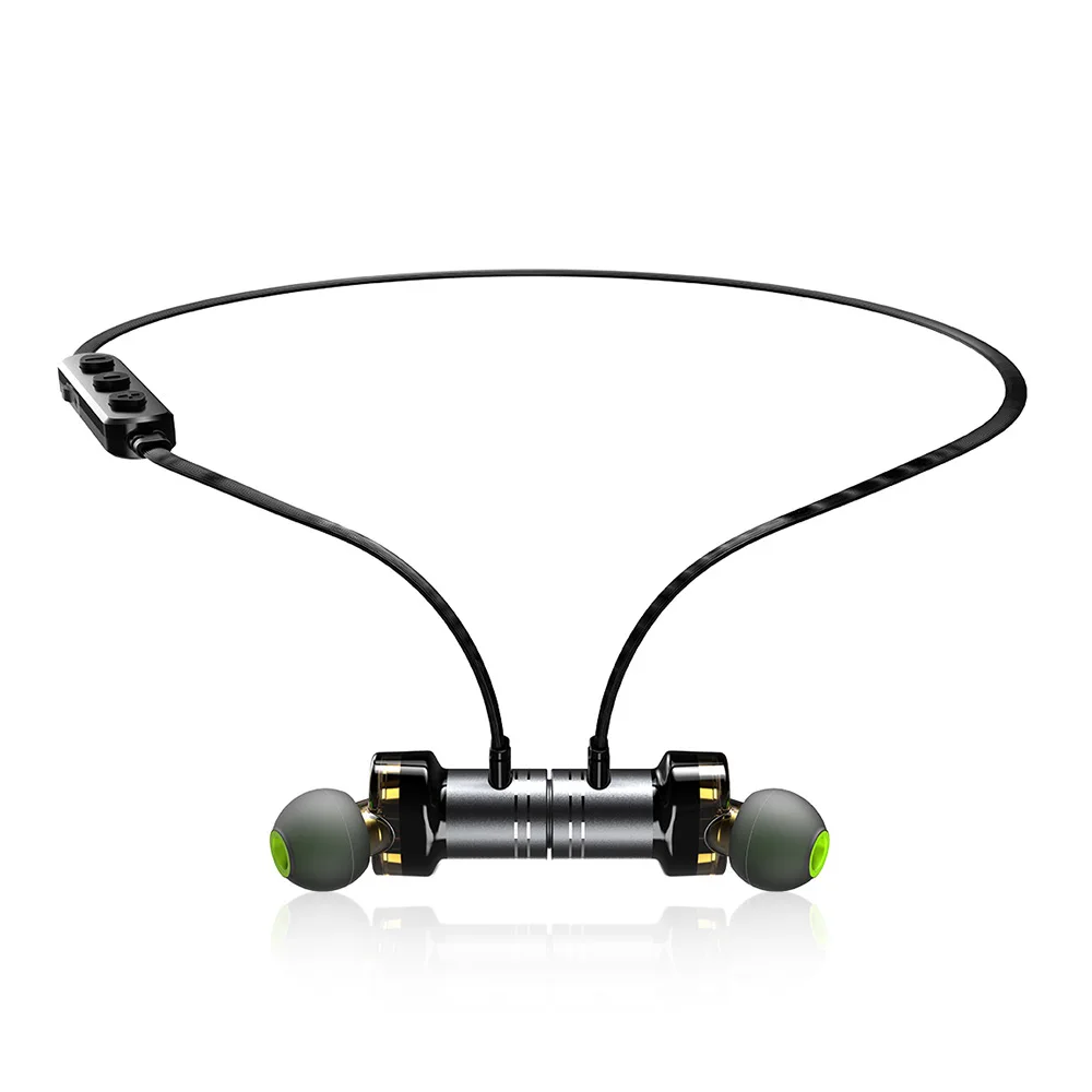 Awei X670BL двойной водителей магнитные IPX4 Беспроводной Bluetooth наушники с микрофоном