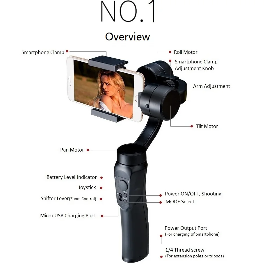 2 шт. DHL Бесплатная Xiyan S3 3 оси ручной смартфон Gimbal стабилизатор модель Ручные