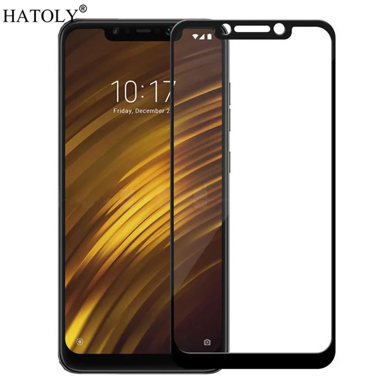 2 шт. стекло для Xiaomi Pocophone F1 Защитная пленка экрана телефона закаленное Poco