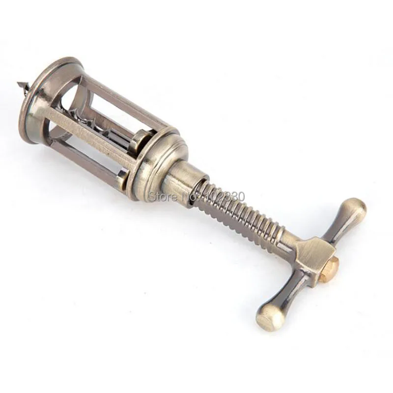 Beste 50 Stks Retro Rode Wijn Flesopener Zinklegering Corkscrew Cork Puller Remover Champagne Opener Antiek Brons