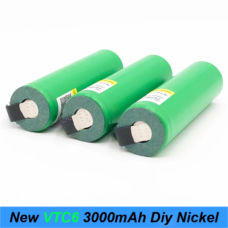 VTC6 3 7 V 3000mAh литий-ионная аккумуляторная батарея 18650 для US18650VTC6 30A электронные
