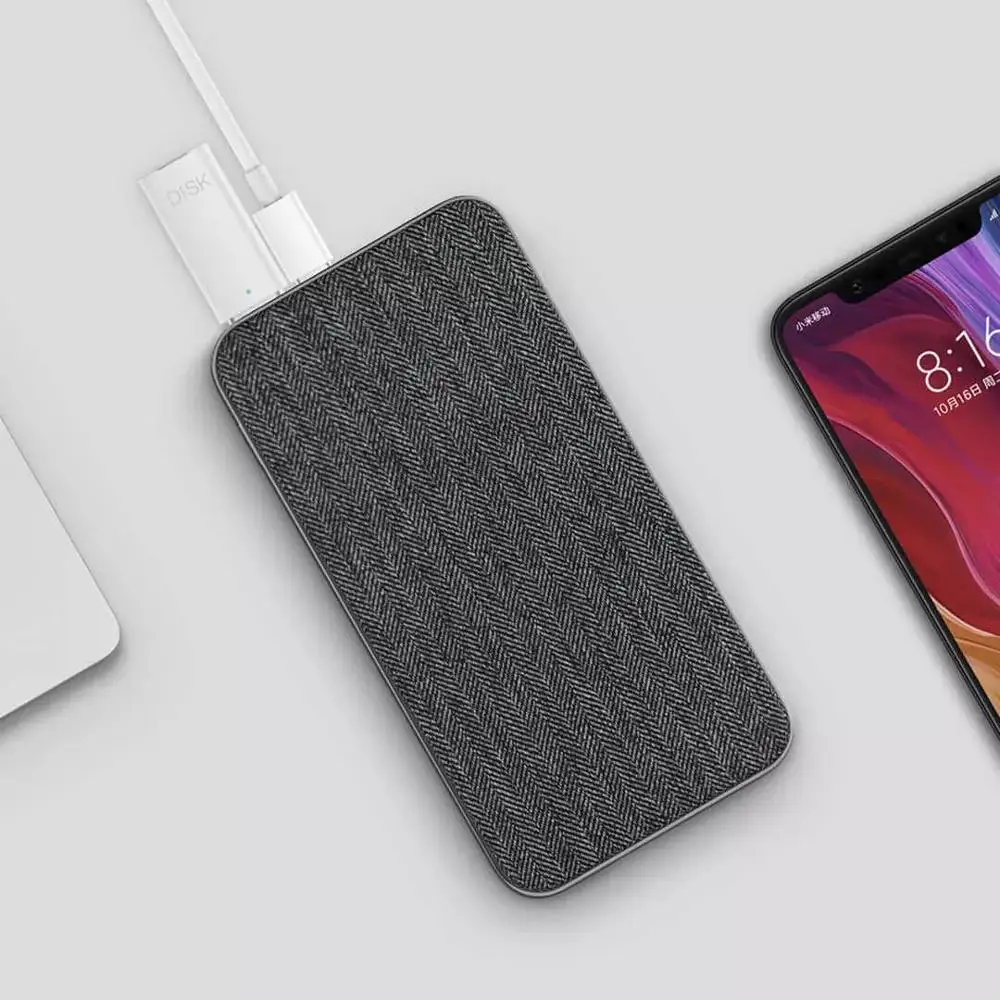 Xiaomi ZMI QB910 10000 мАч Внешний аккумулятор Type C 2 полосный 18 Вт Быстрая зарядка