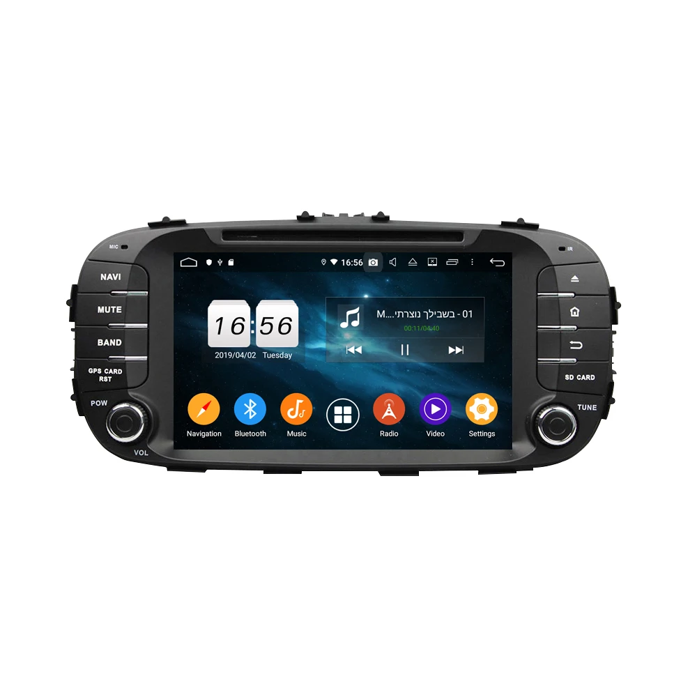 DSP PX6 IPS 2 din 8 &quotAndroid 10 0 автомобильное радио аудио DVD GPS для Kia Soul 2014 2015 2016 2017 Bluetooth 5 WIFI