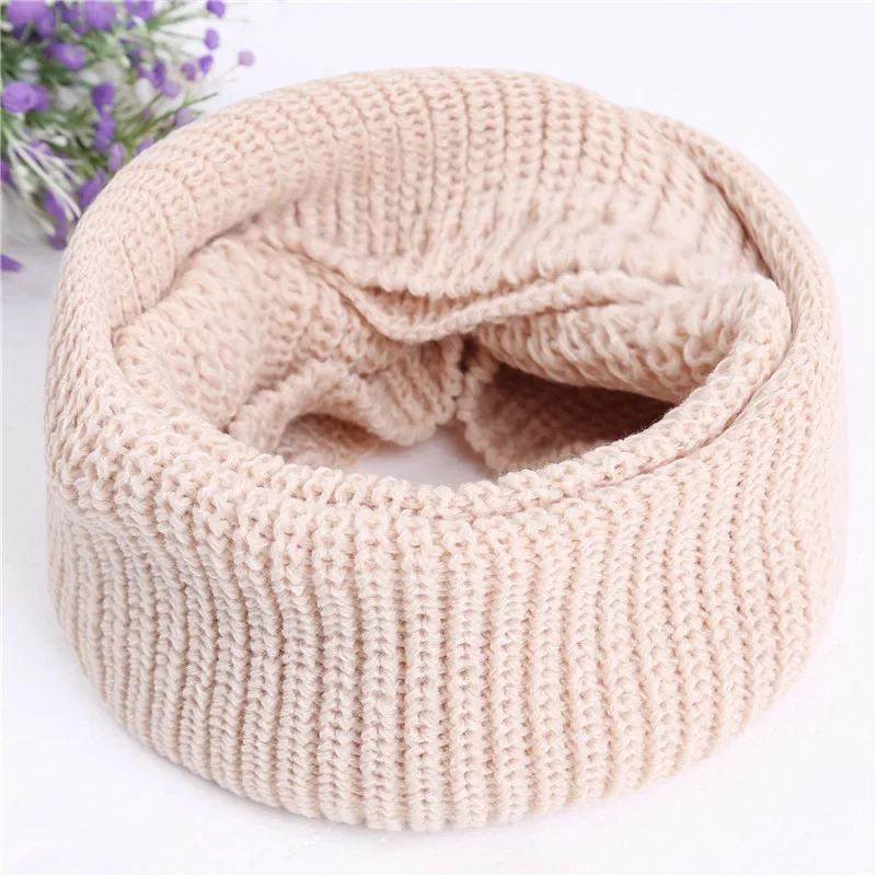 Зимний вязаный шарф-снуд унисекс шаль снуд шарфы бесконечности для женщин и