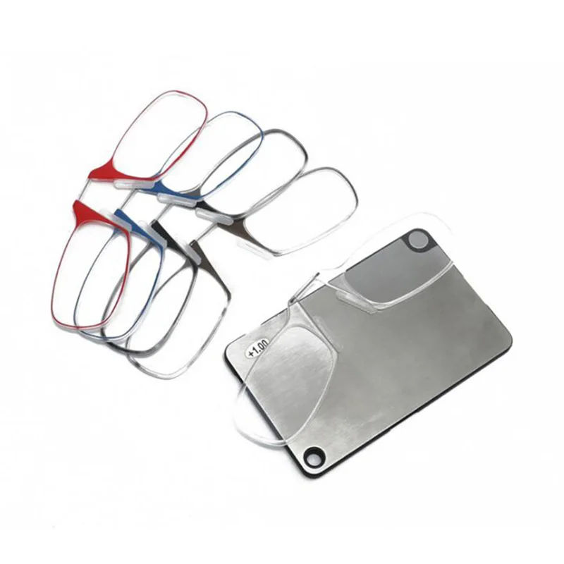 Новейший зажим для носа очки чтения мужчин и женщин Универсальный Сверхлегкий