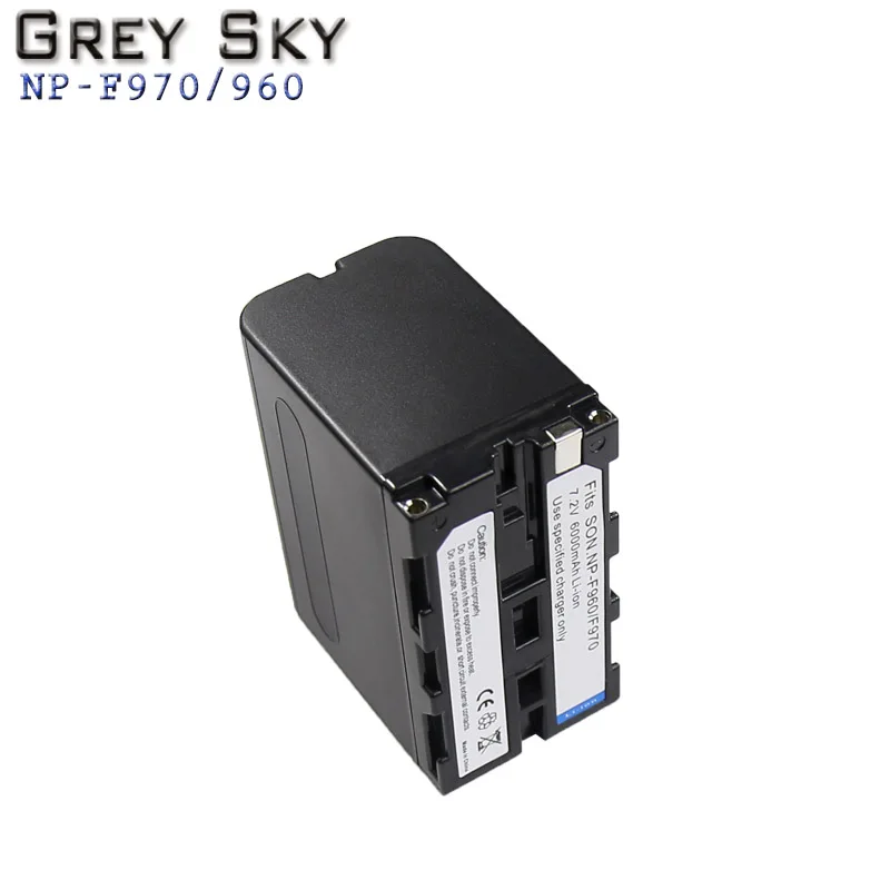 Высокая емкость 7,2 v 6000mAh NP-F970 NP-F960 NP F970 NP F960 батарея для цифровой камеры+ USB зарядное устройство для sony NP-F960 NP-F970 батарея