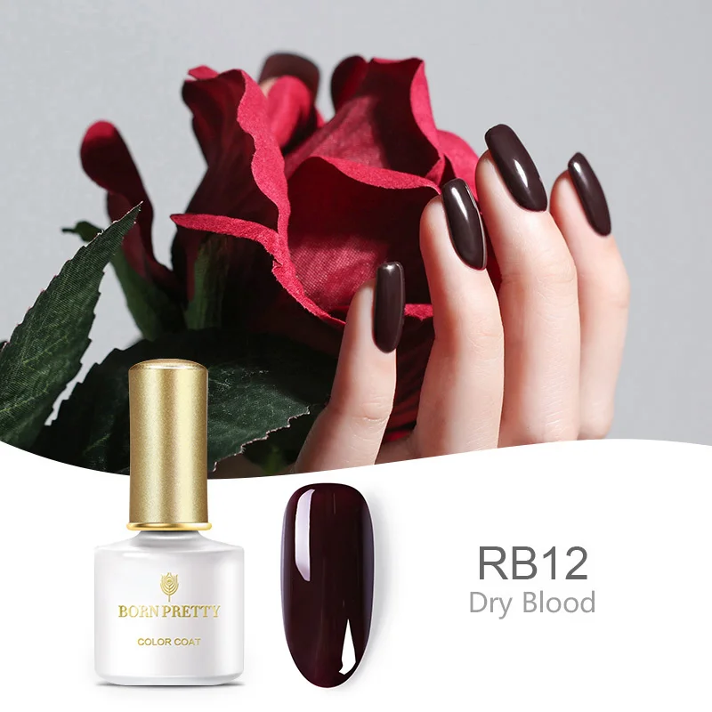 BP-RB12 Серия BORN PRETTY Red Blaze 6 мл Гель-лак для ногтей чистый цвет для ногтей красный замачиваемый УФ-лак - Цвет: BP-RB12