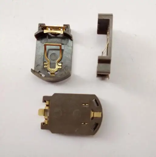 10 шт./лот BS 8 CR2032 / CR2025 держатели батарей для монет SMD позолоченный держатель
