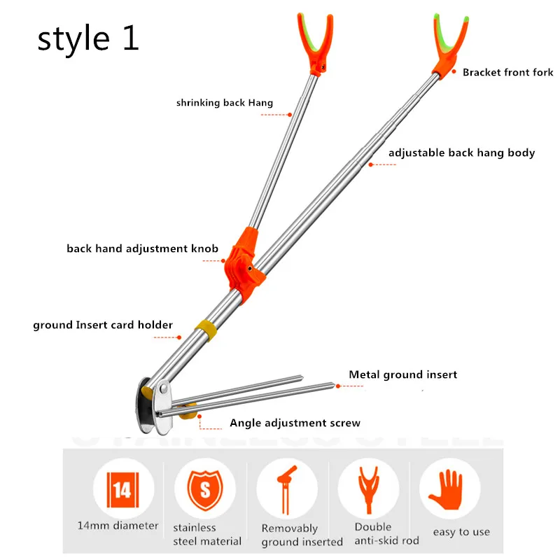 Кронштейн для револьвера из нержавеющей стали коробка рыболовной удочки ручная