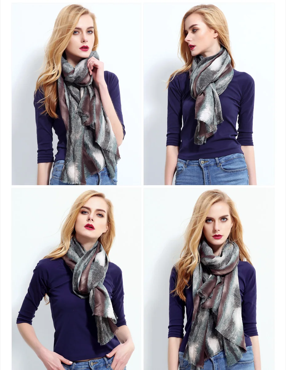 VIANOSI теплый зимний хлопчатобумажный шарф женские люксовые шарфы бренд Foulard Femme принт бандана большой длинный мягкий шарф VR002