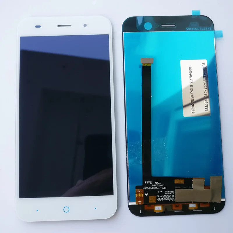 100% тесты высокое качество Цвет черный/белый 5 0 дюйма для ZTE Blade X7 Z7 D6 V6 L6 T660 T663