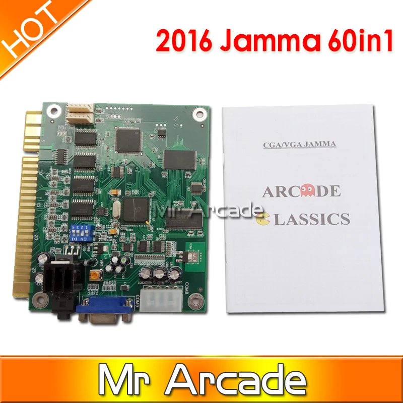 Классическая игровая печатная плата Jamma 60 в 1 для коктейльной аркадной машины или