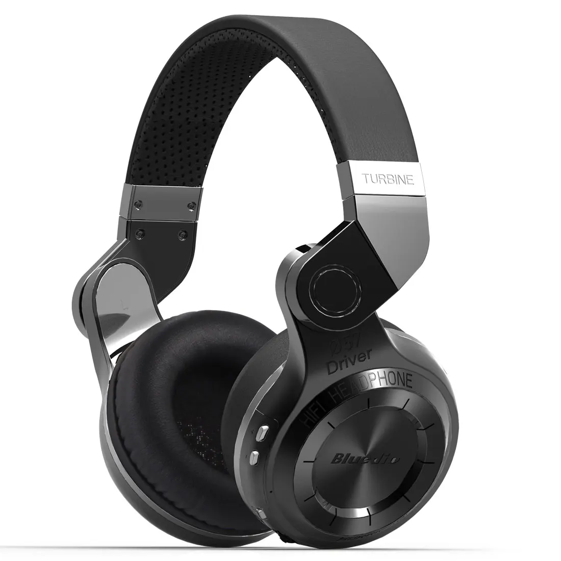 Bluedio T2 Bluetooth наушники беспроводные Складные стерео звук высокое качество мощная гарнитура над ухом с микрофоном для телефона и музыки - Цвет: Black bubble bag