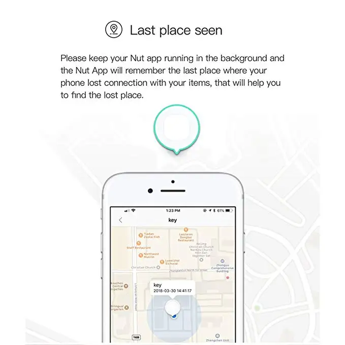 Умный ключ KENCOOL Bluetooth Wi Fi трекер GPS локатор кошелек телефонный