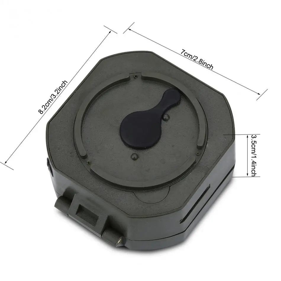 Высокоточный магнитный компас портативный ручной Военный для выживания