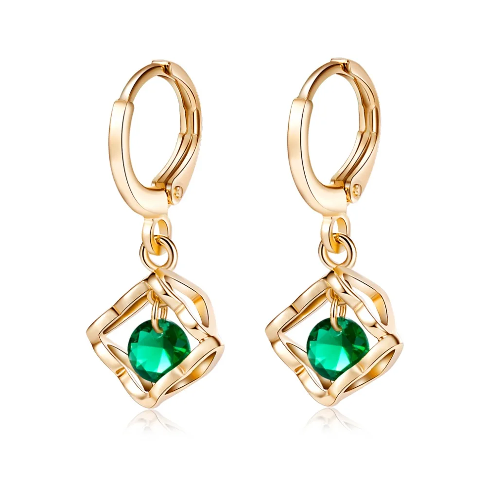 Женские серьги-подвески с кристаллами | Украшения и аксессуары