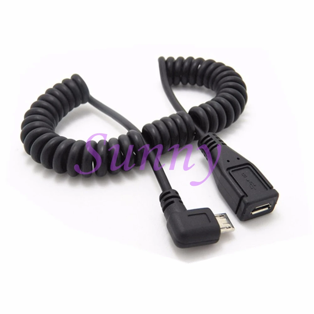 1 шт. удлинитель для телефонов 90 градусов|angled micro usb|right angle usbmale to female usb |